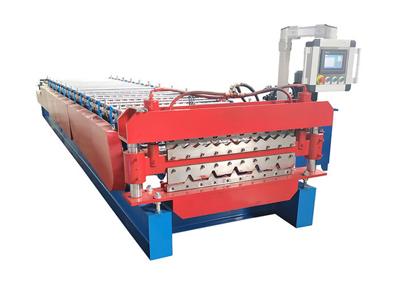 0.3-0.7mm Ppgi Roof Double Layer Sheet Roll Forming Machine